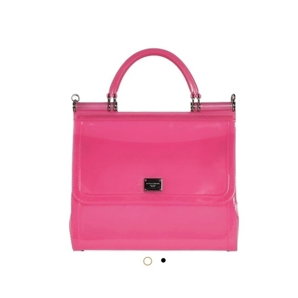 Dolce & Gabbana Handbags - NWT Dolce & Gabbana Sicily Shoulder Bag Dark Pink